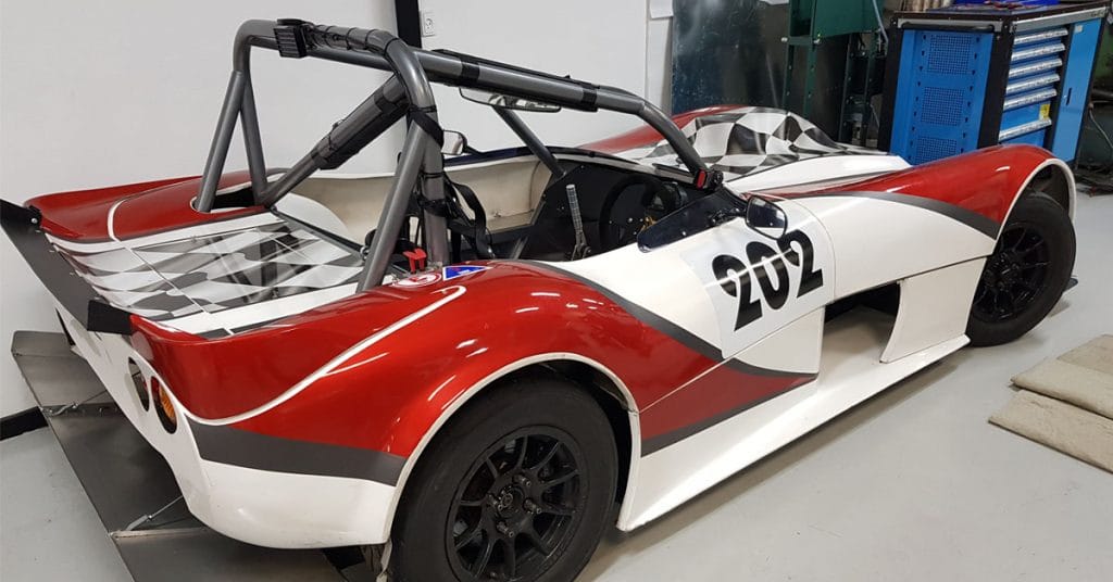 Her er bilen til den nye sæson bag