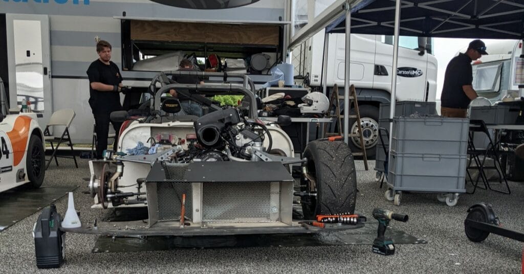 kobling bliver skiftet på Arion 202 på Padborg Park