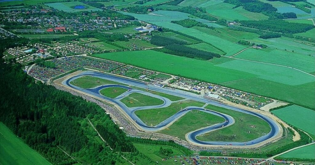 Luftfoto af Jyllandsringen