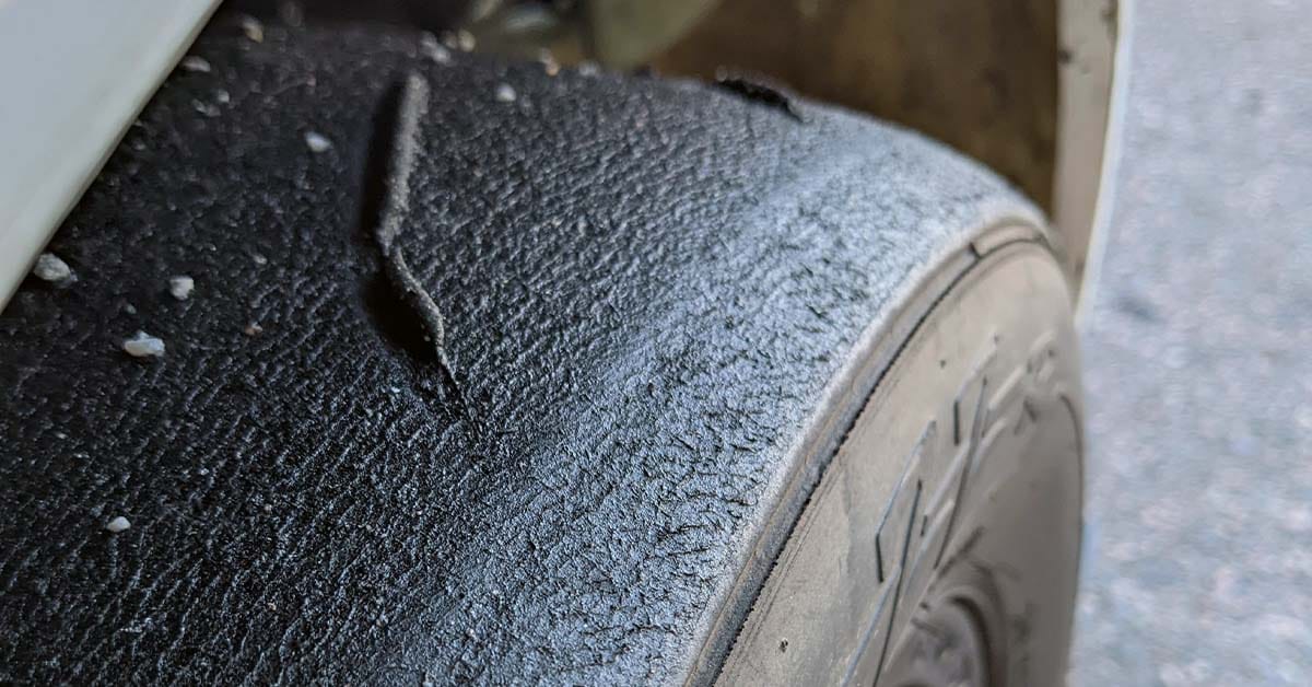 slidt dæk på Sturup Raceway