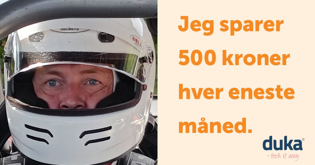 Jeg sparer 500 kroner om måneden med Duka