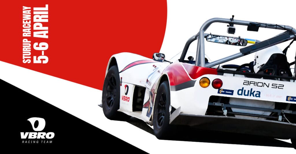 Program for løb på Sturup Raceway 5-6 april 2025 - Vbro Racing