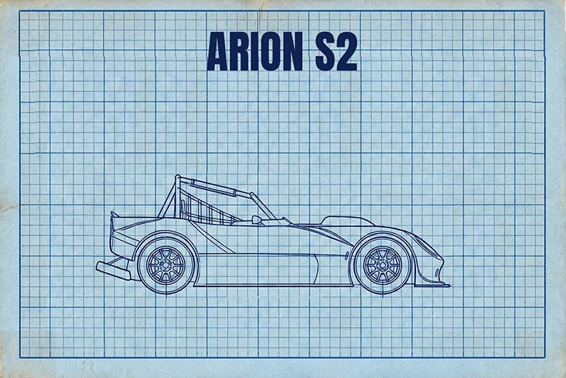 Arion S2 teknisk tegning